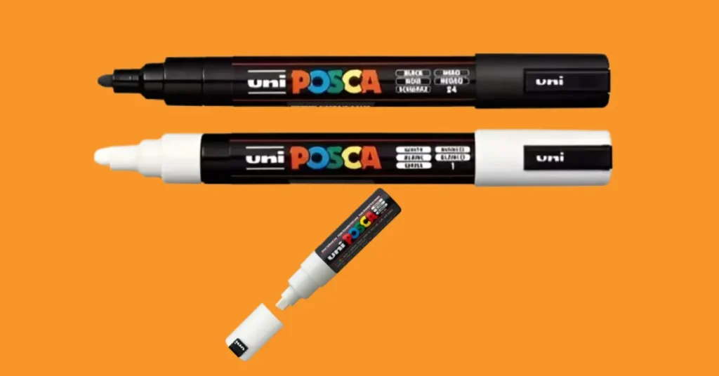 Caneta posca branca