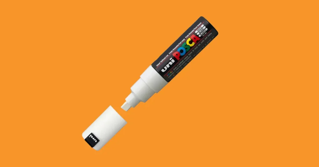 Caneta posca branca
