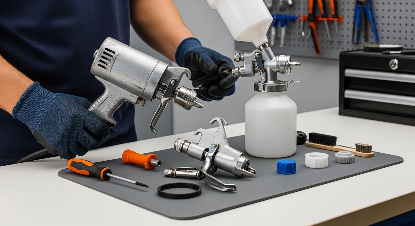 Compressor para pintura em ambiente profissional