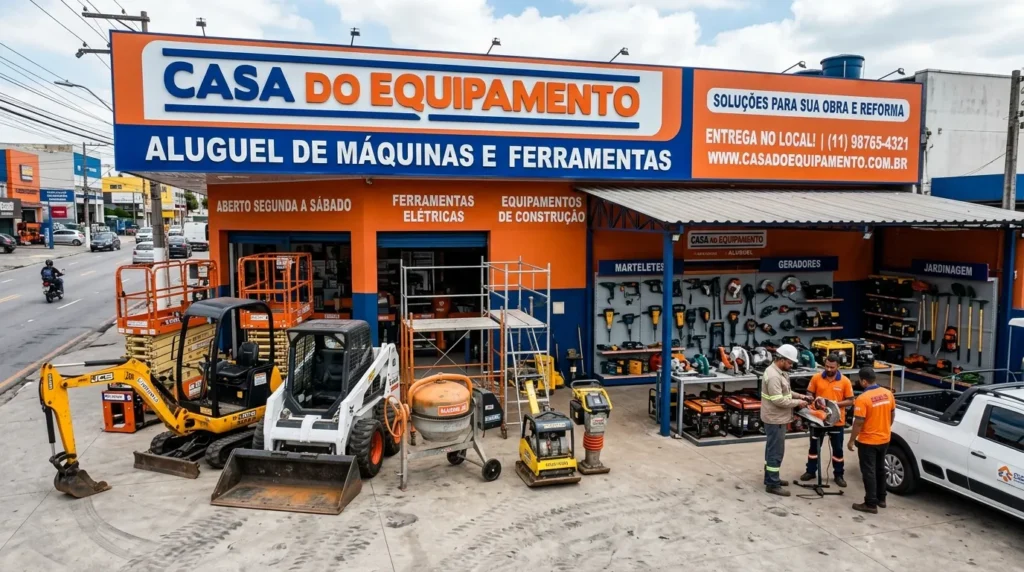 Aluguel de Máquinas e Ferramentas