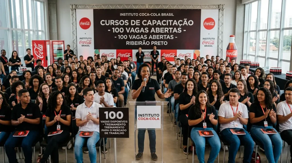Instituto Coca-Cola disponibiliza 100 vagas em cursos de capacitação para jovens de Ribeirão Preto