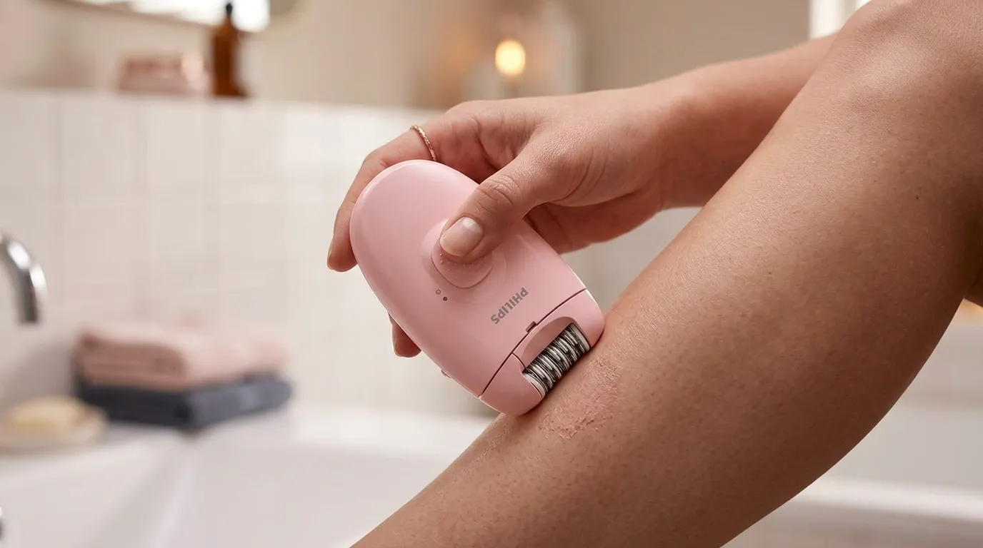 Depilador elétrico feminino para virilha com tecnologia avançada