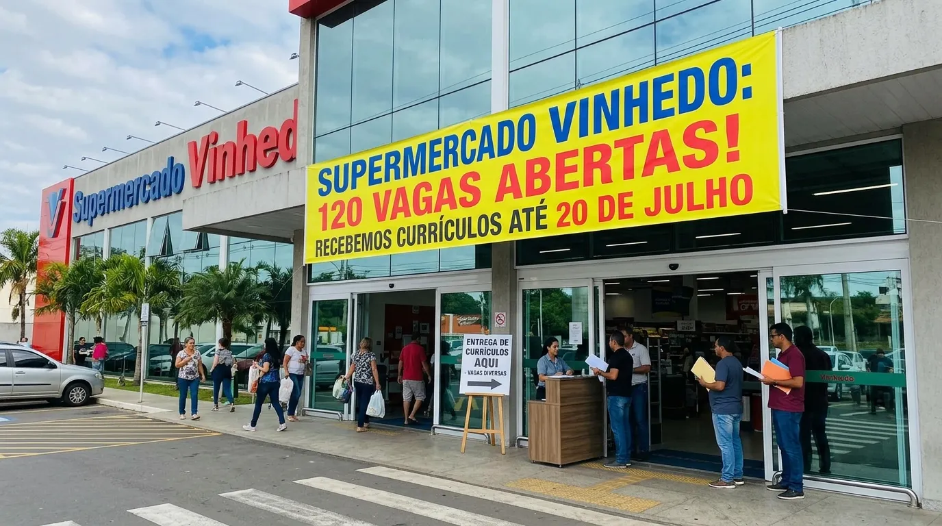 Supermercado em Vinhedo anuncia 120 vagas e recebe currículos até 20 de julho - Imagem do artigo original
