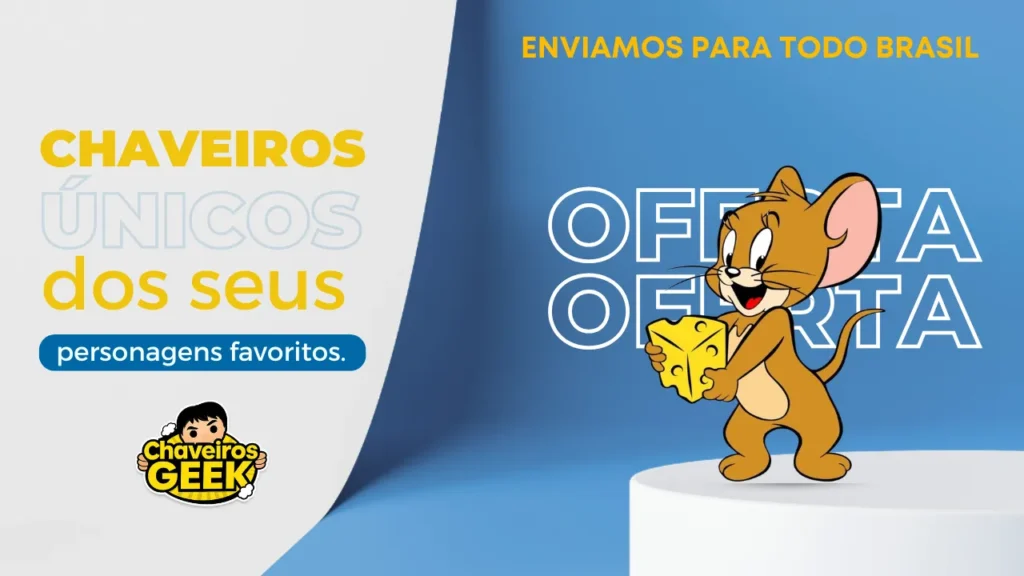 Transforme seu estilo com o melhor Chaveiro Geek