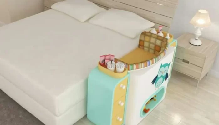 Como escolher um berço acoplado na cama para seu bebê